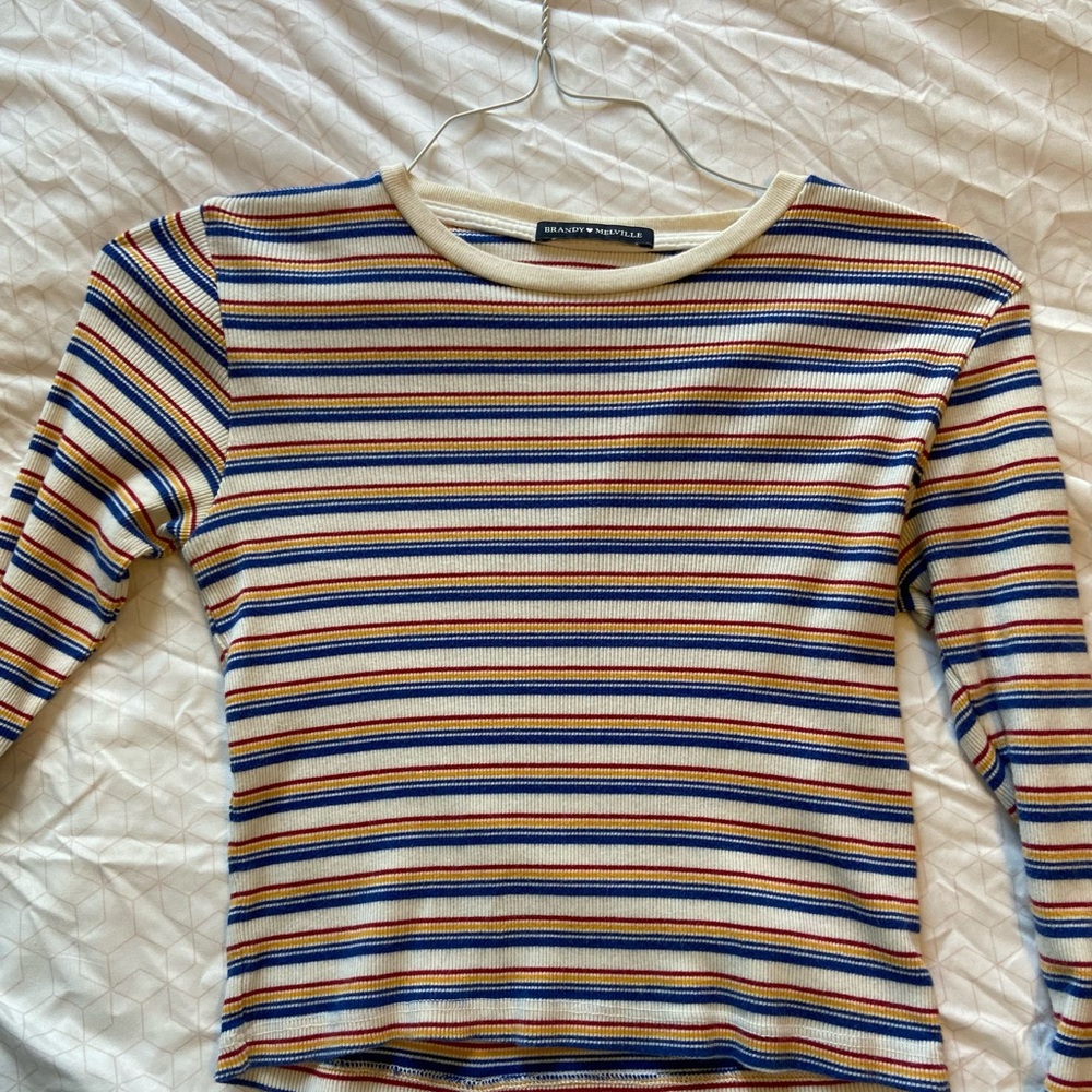 Brandy Melville Long Sleep Crop Top